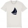 Small Sailboat T-Shirt - Vintage White