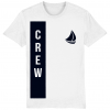 Crew + Sailboat Logo T-Shirt - White