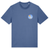 Sailing Yacht at Sea Logo T-Shirt - Bright Blue
