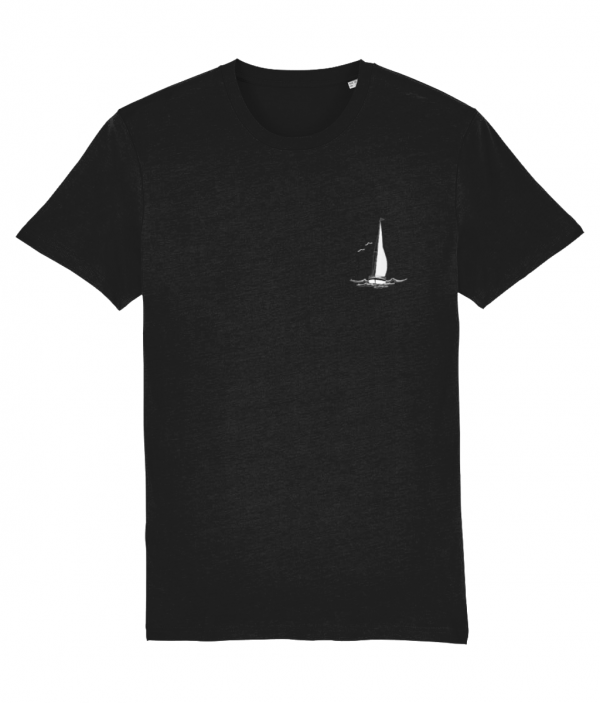Sailing Yacht Logo T-Shirt - Black