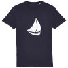 Small Sailboat T-Shirt - French Navy