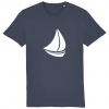 Small Sailboat T-Shirt - India Ink Grey