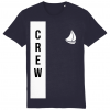 Crew + Sailboat Logo T-Shirt - French Navy
