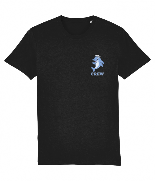 Dolphin Crew Logo T-Shirt - Black