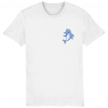 Dolphin in Crew Hat Logo T-Shirt - White