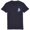 Dolphin in Crew Hat Logo T-Shirt - French Navy