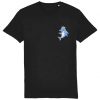 Dolphin in Crew Hat Logo T-Shirt - Black