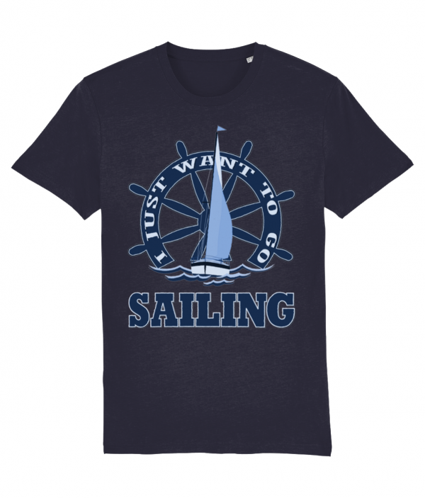 I just want to go Sailing (Yacht) T-Shirt - French Navy