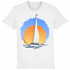 Sailing Yacht at Sunset T-Shirt - White