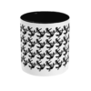 Anchors Two Toned Mug Black Front