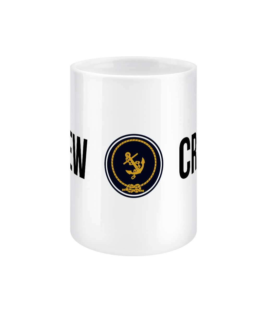 Crew & Anchor Logo 15oz Mug Front