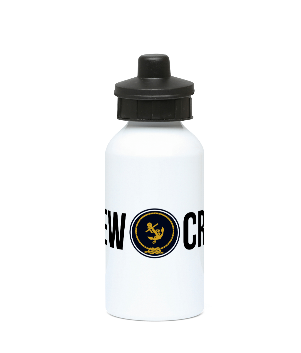 Crew & Anchor Logo 400ml Water Bottle Front