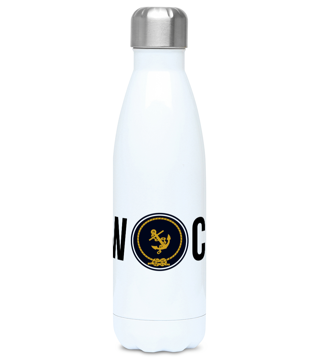 Crew & Anchor Logo 500ml Water Bottle Front