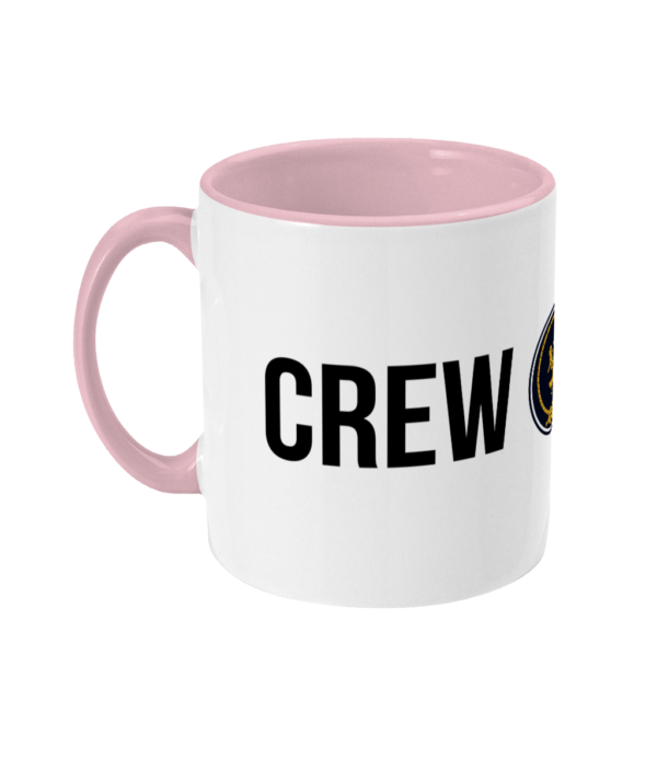 Crew & Anchor Logo Two Toned Mug Antique Pink Left