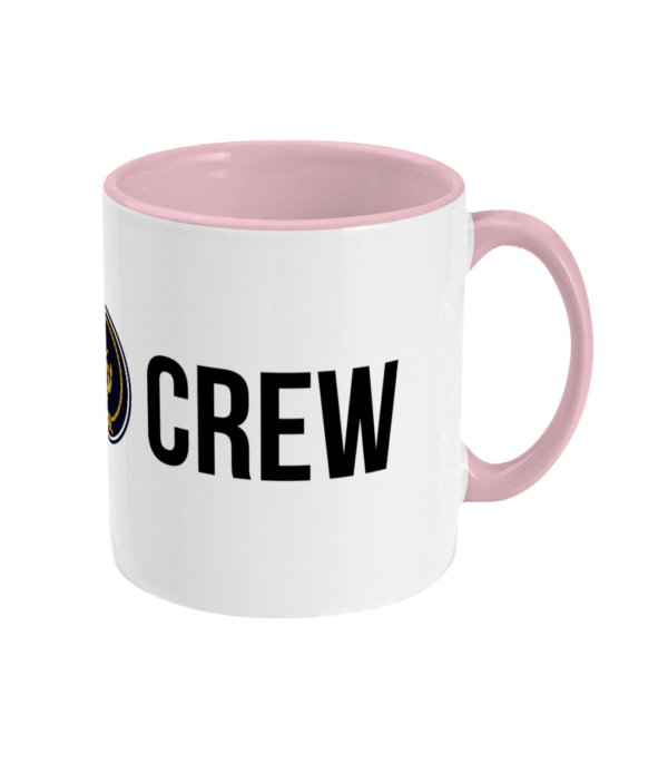 Crew & Anchor Logo Two Toned Mug Antique Pink Right