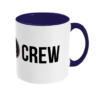 Crew & Anchor Logo Two Toned Mug Cobalt Blue Right