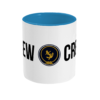 Crew & Anchor Logo Two Toned Mug Light Blue Front