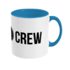 Crew & Anchor Logo Two Toned Mug Light Blue Right