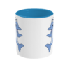 Dolphin Crew Two Toned Mug Light Blue Front