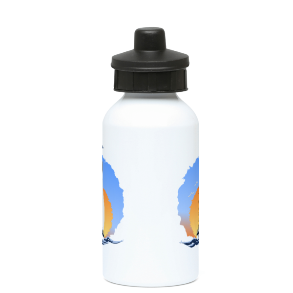 Sailing Yacht at Sunset 400ml Water Bottle Front