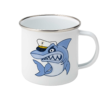 Shark Skipper Enamel Mug Right