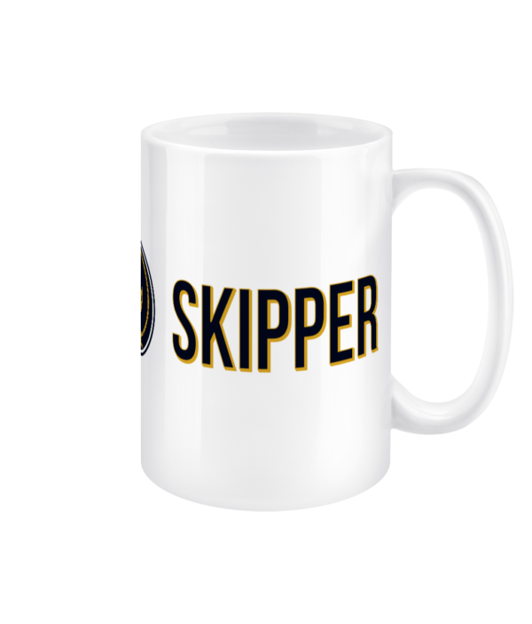 Skipper & Anchor Logo 15oz Mug Right