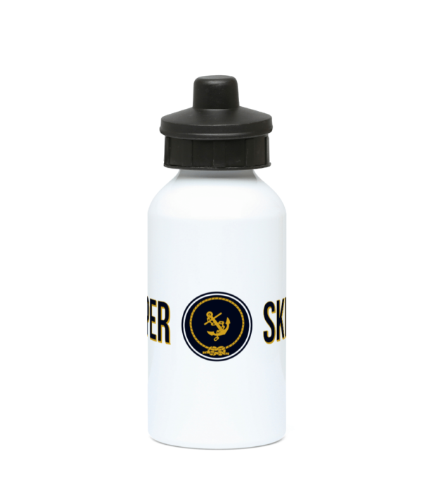 Skipper & Anchor Logo 400ml Water Bottle Front