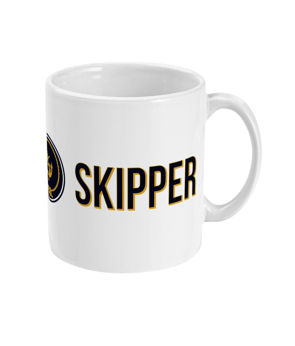 Skipper & Anchor Logo 11oz Mug Right