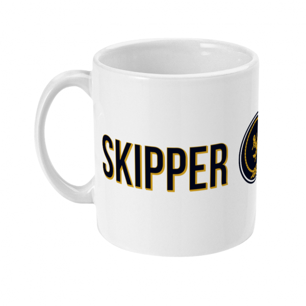 Skipper & Anchor Logo 11oz Mug Left