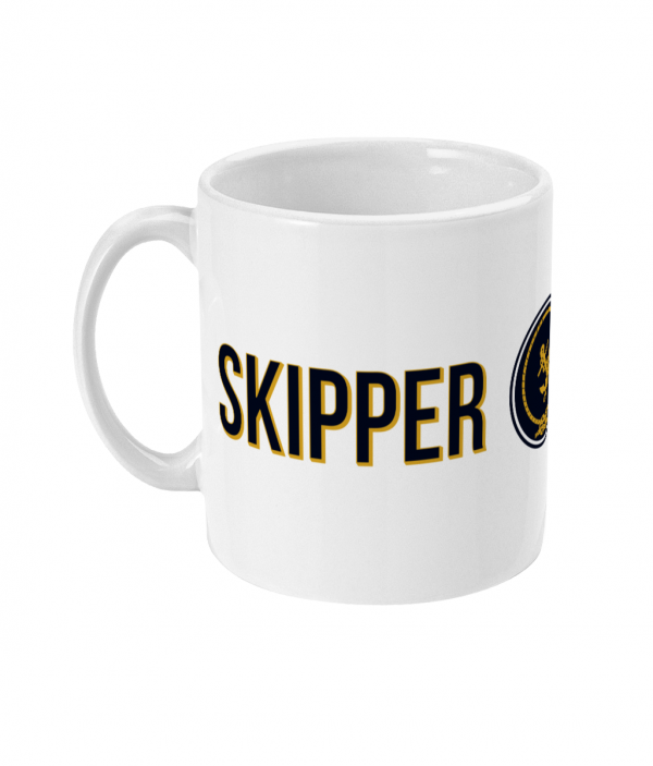 Skipper & Anchor Logo 11oz Mug Left