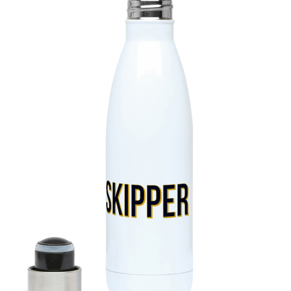 Skipper & Anchor Logo 500ml Water Bottle Left