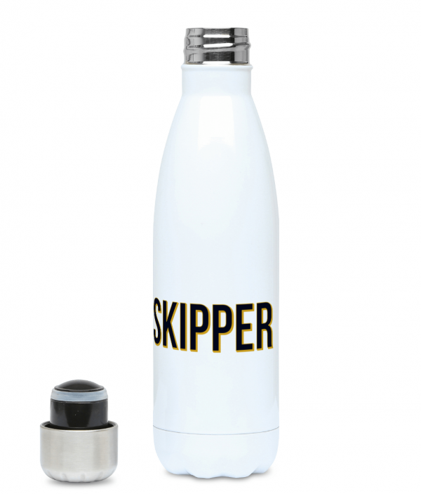 Skipper & Anchor Logo 500ml Water Bottle Left