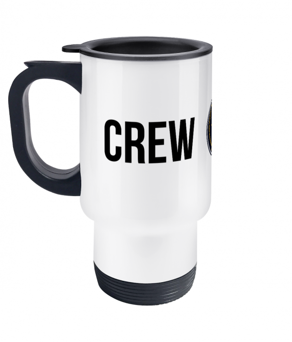 Crew & Anchor Logo Travel Mug Left