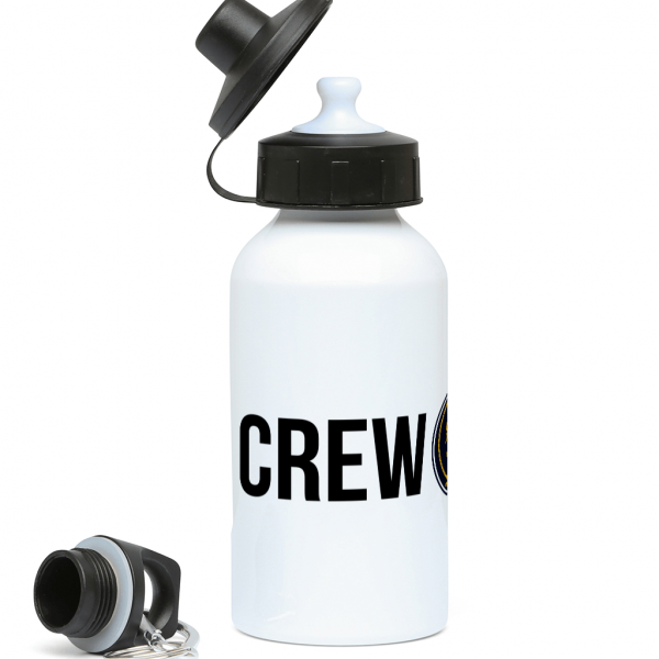 Crew & Anchor Logo 400ml Water Bottle Left
