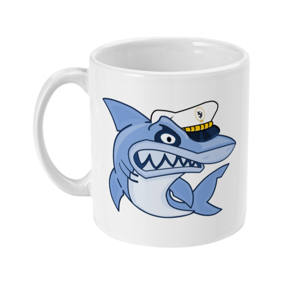 Shark Skipper 11oz Mug Left