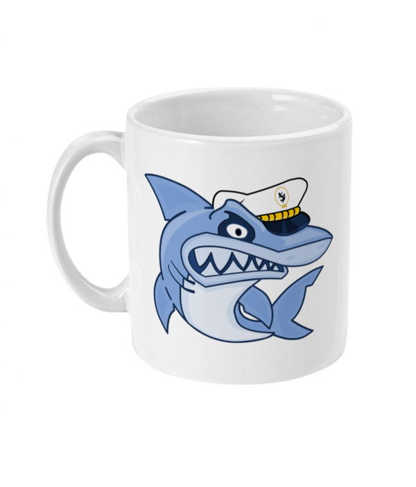 Shark Skipper 11oz Mug Left