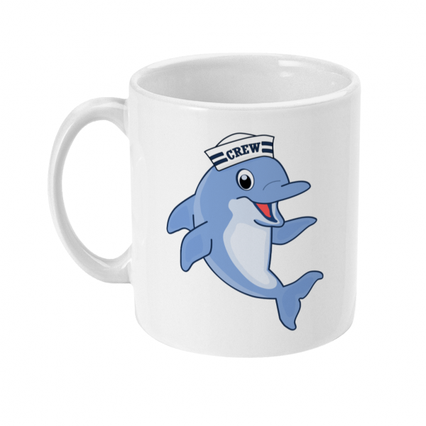 Dolphin Crew 11oz Mug Left