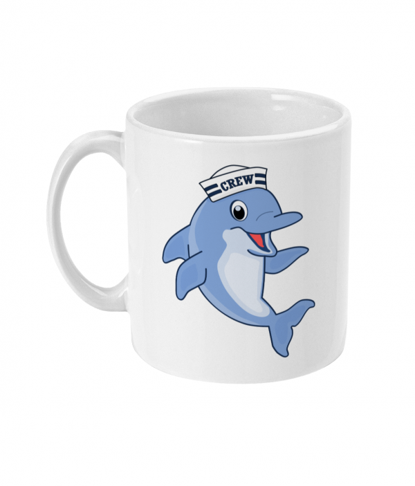 Dolphin Crew 11oz Mug Left