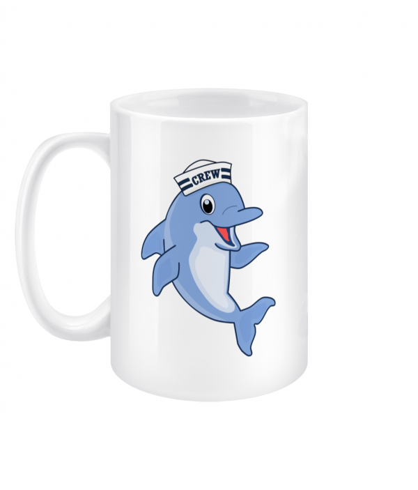 Dolphin Crew 15oz Mug Left