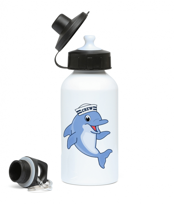 Dolphin Crew 400ml Water Bottle Left