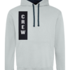 Crew Varsity Hoodie Heather Grey/French Navy