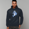 Dolphin Crew Hat College Hoodie French Navy