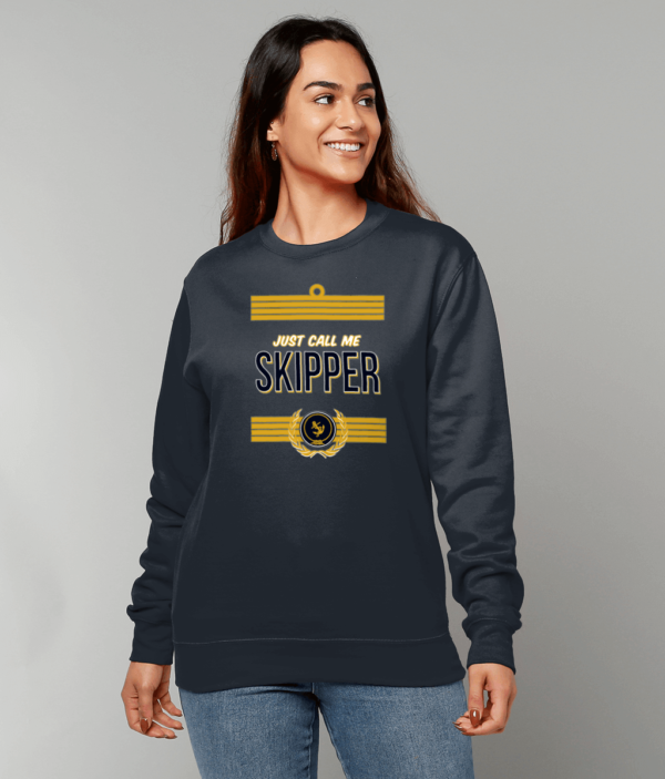 Just Call Me Skipper Sweatshirt French Navy