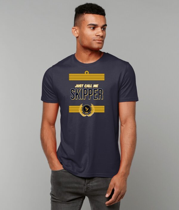 Just Call Me Skipper T-Shirt French Navy