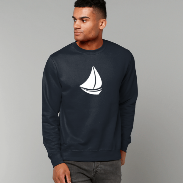 Sailing Boat Sweatshirt French Navy