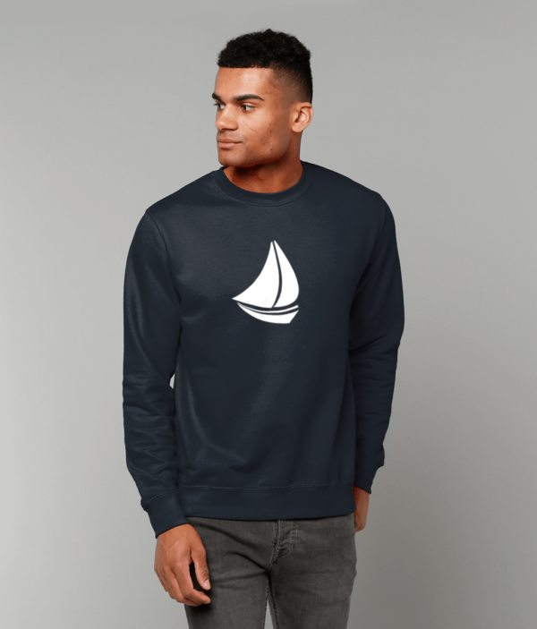 Sailing Boat Sweatshirt French Navy