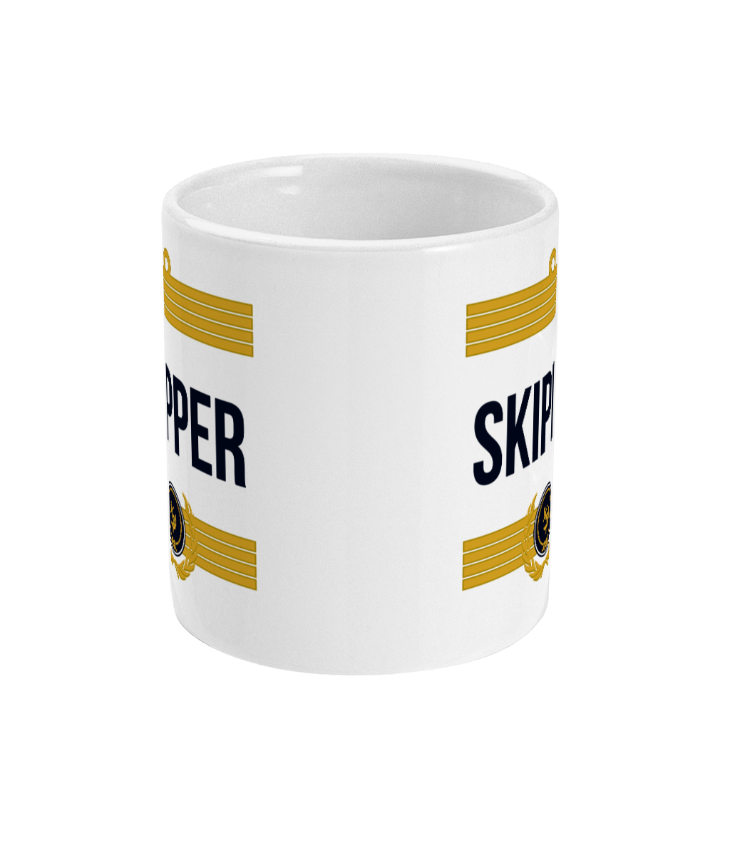Skipper Stripes 11oz Mug Front