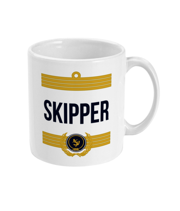 Skipper Stripes 11oz Mug Right