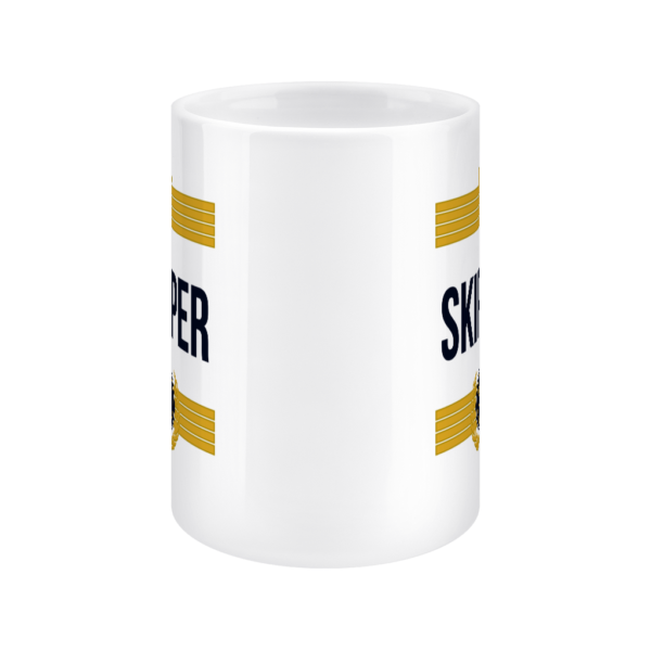 Skipper Stripes 15oz Mug Front