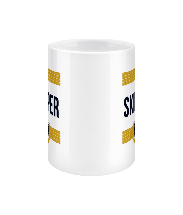 Skipper Stripes 15oz Mug Front